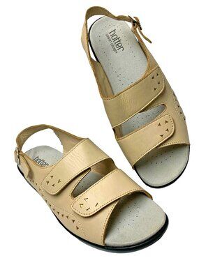 Hotter Comfort Easy Leather Multi Strap Comfort Walking Sandals